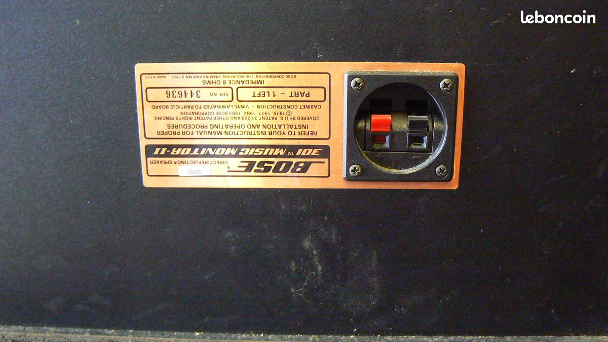 Enceintes Bose 301b JBL, Memorex et Sony (image 2)