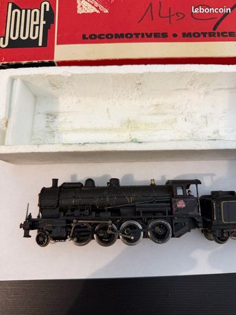 JOUEF HO LOCOMOTIVE VAPEUR SNCF 140-C-180 DEPOT VERDUN AVEC