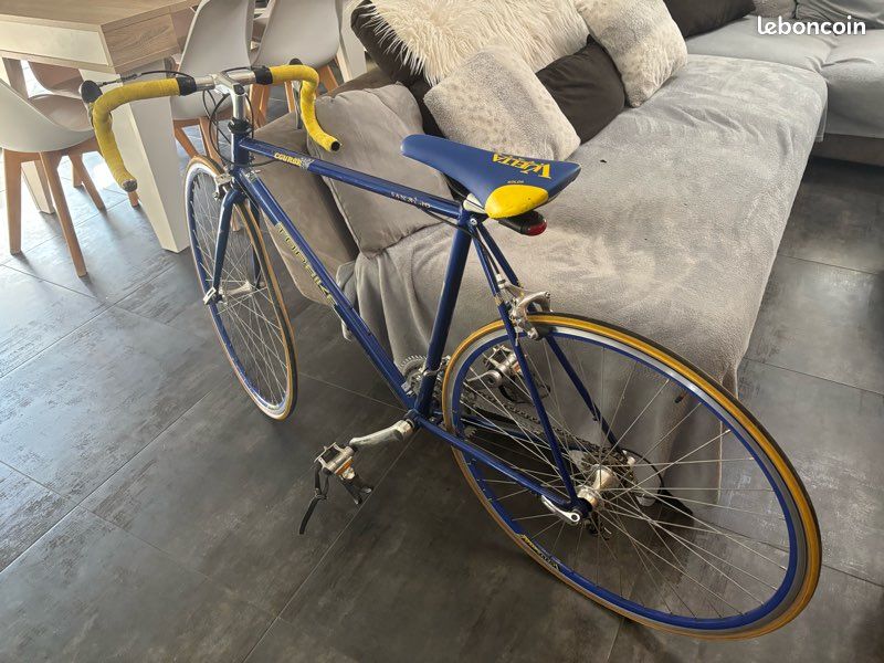 Ensemble de bretelles et nœud papillon | Bleu/jaune/gris clair