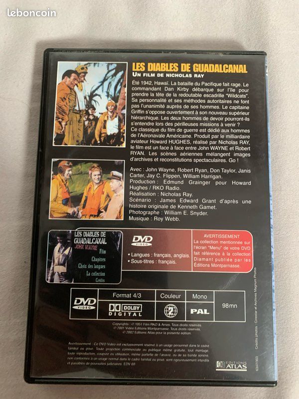 Film DVD les diables de Guadalcanal (image 2)