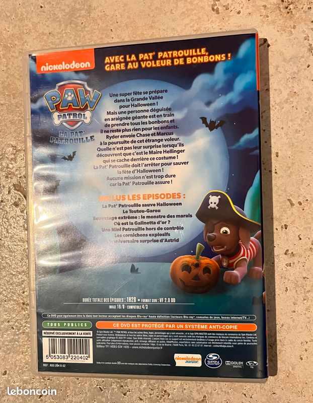 DVD la Pat Patrouille Sauve Halloween (image 2)