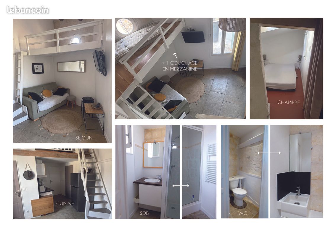 Charmant studio T1 climatisé avec mezzanine - Mudaison - 84 / nuit (image 3)