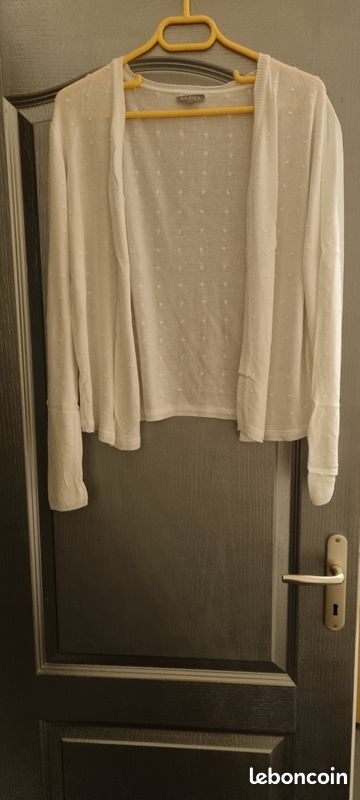 Gilet femme taille L blanc Eldys - Stéph78 (image 1)