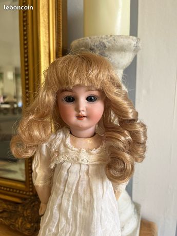POUPÉE ANCIENNE TÊTE Intacte Porcelaine Bleuette SFBJ Paris 60 8/0 Type Jumeau EUR 1.580,00 - FR