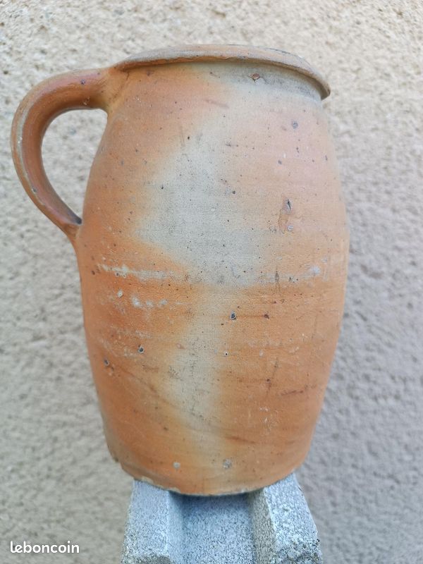 Pot et cruche vintage en grès (image 3)
