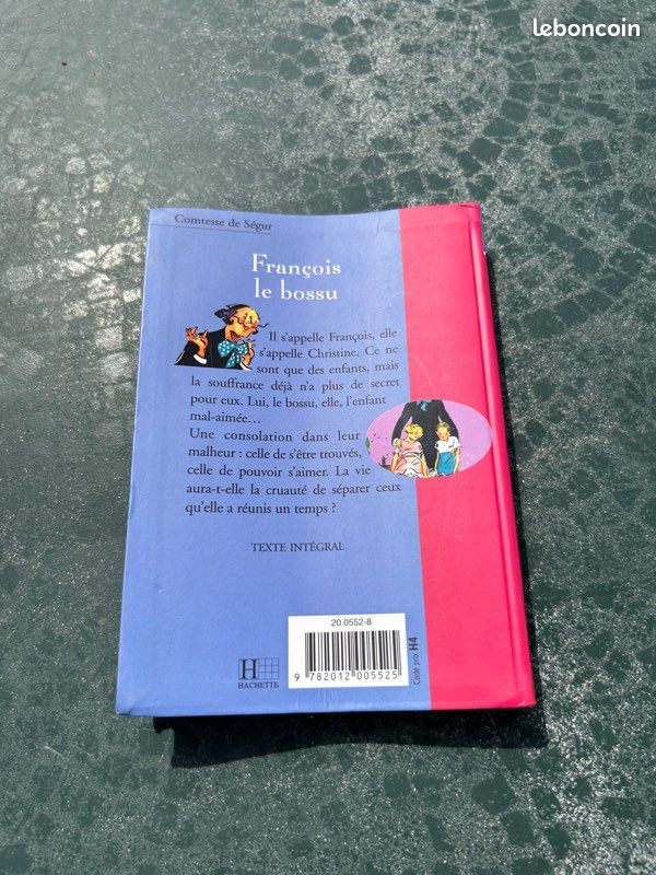 Livre François le Bossu, bibliothèque rose, Comtesse de Ségur (image 2)