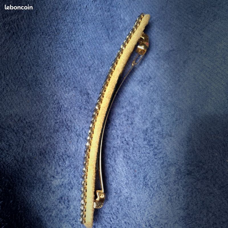 Barrette longue en strass Svarowsky (image 1)