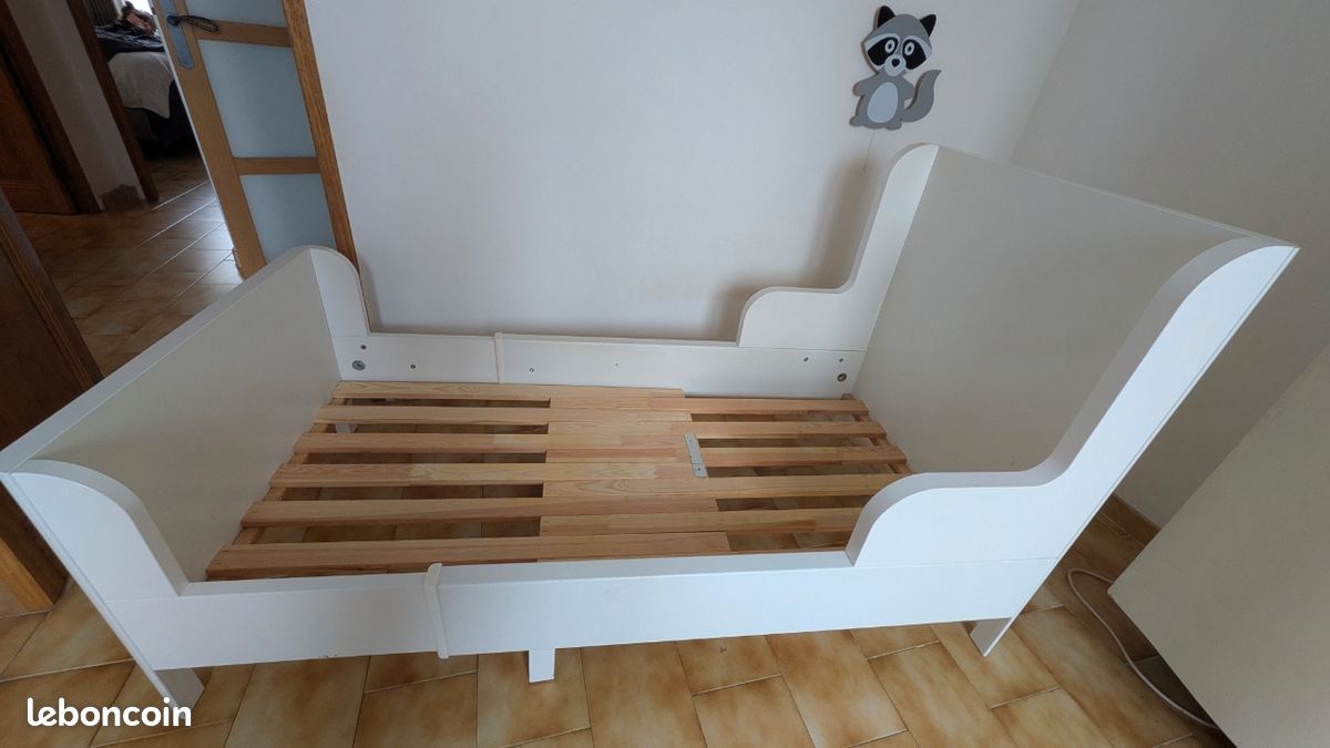 Lit enfant évolutif - extensible Ikea Blanc (image 7)