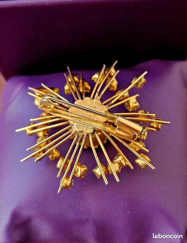 Broche Vintage Années 50-60 - Superbe Pièce Ancienne, Occasion