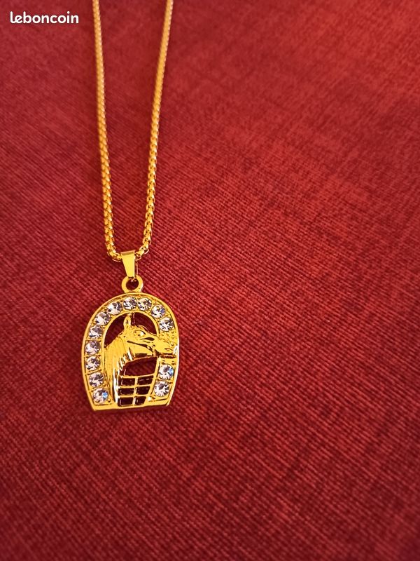 Chaine avec pendentif tête de cheval 🐴 (image 4)