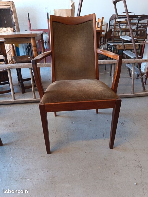 Fauteuil en teck, design Mid-Century par Leslie Dandy pour G-Plan, années 1970 (image 1)