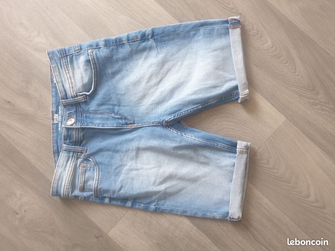 Short en jeans garçon taille XS (image 1)