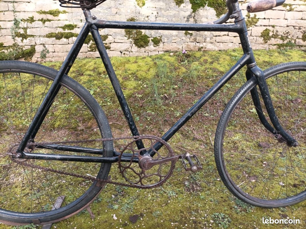 Ancien pédalier Vélo Course 1900 ALCYON Old Bike