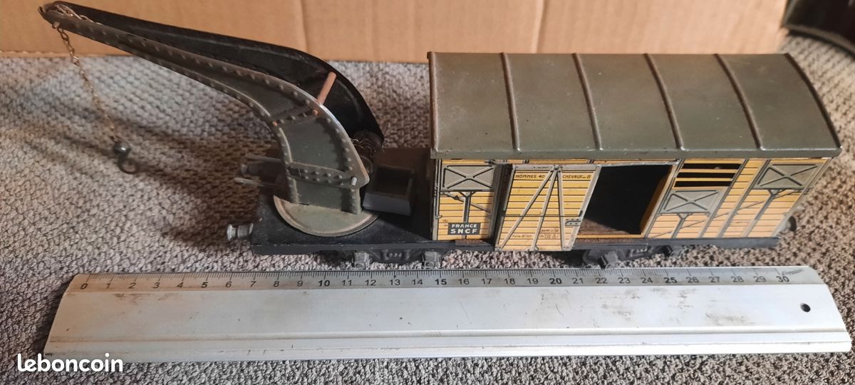 Jep 1/48 O 4647 Wagon Plat Plateforme Avec Grue Pivotante, R 29,90