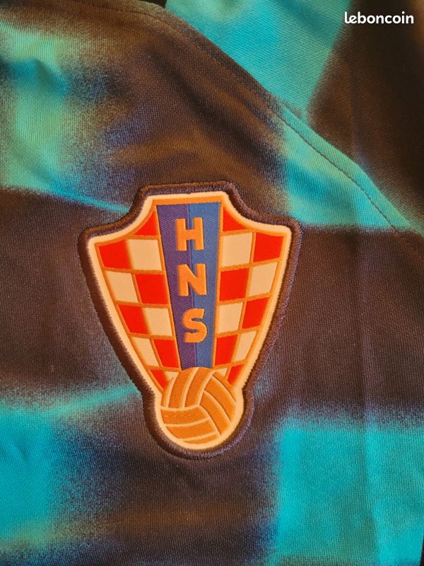 Maillot foot Nike Croatie bleu foncé S neuf (image 5)