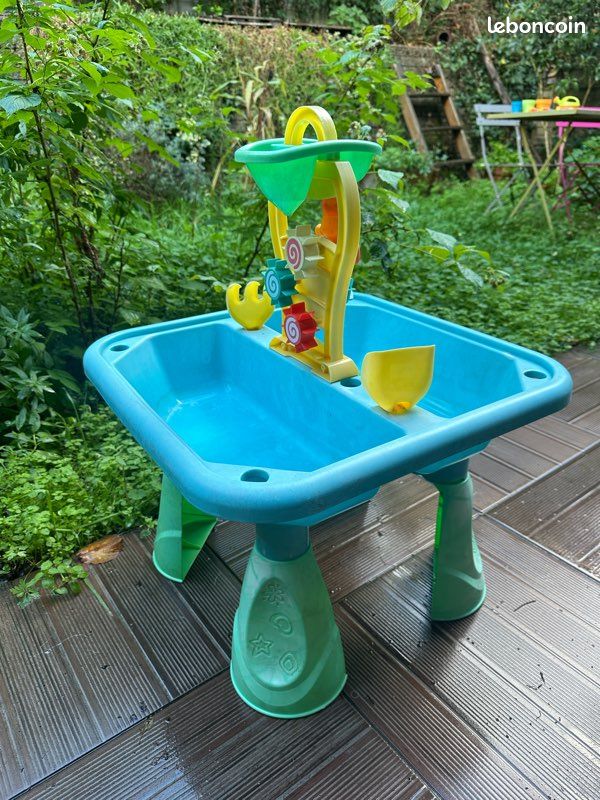 Jouets extérieurs station de jeu d’eau ou de sable + set jardinage (image 1)