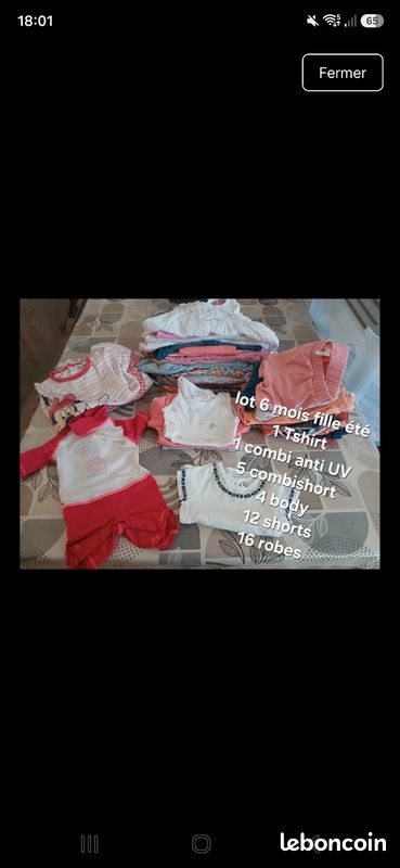 Lot vêtements fille de 6 mois a 24 mois (image 6)