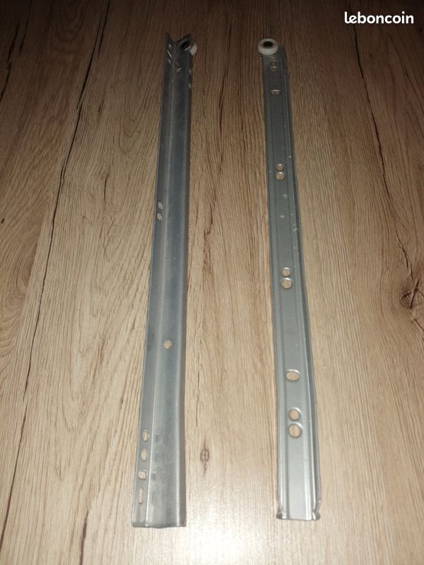 Paire de coulisses à galets (image 2)