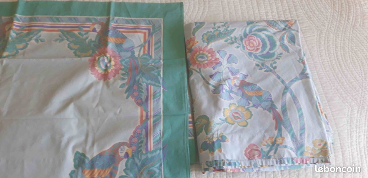 Olivier Desforges : Drap Coton (pour lit 2 places) + 2 Taies Taille XL (image 3)