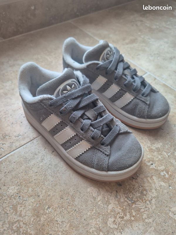 adidas gazelle silver green womens adidas Originals Juniors' Campus 00's Gris chiné / Blanc – JD Sports main image 1