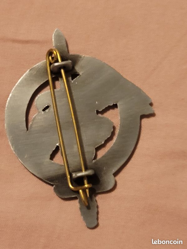 INSIGNE MILITAIRE BREVET Sportif Militaire Echelon Argent EUR 5,00 - DE