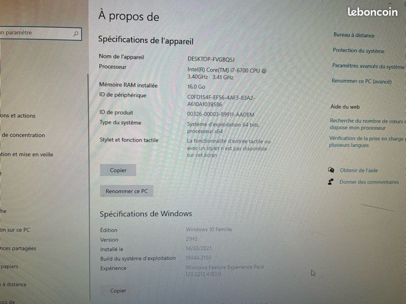 Ordinateur gaming/polyvalent (image 7)