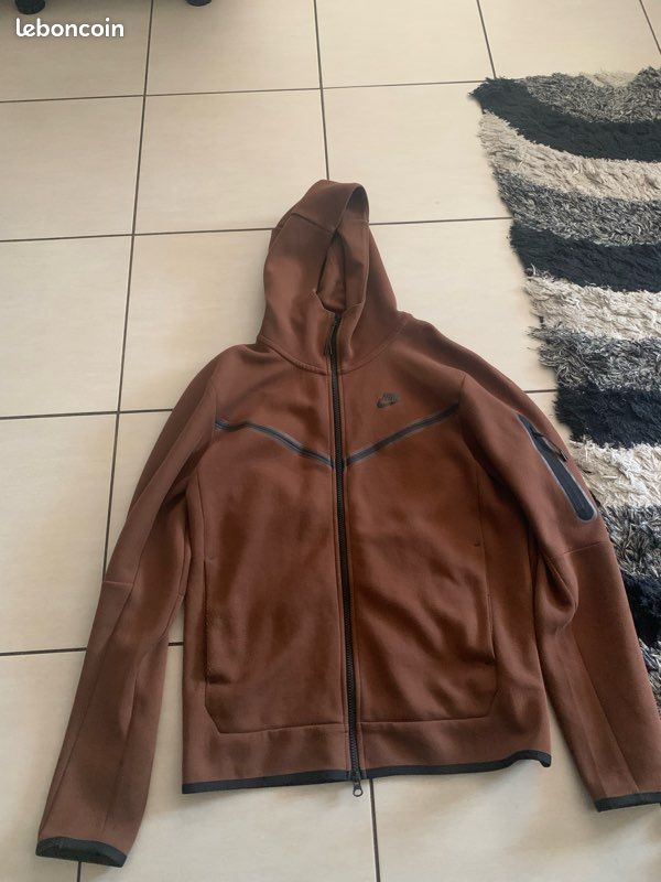 Nike Tech Fleece OG Marron – Veste à capuche Homme/Femme – Taille