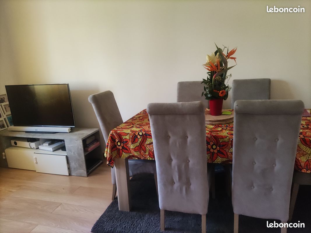 Canapé / Table a manger / Chaises meuble télé (image 1)