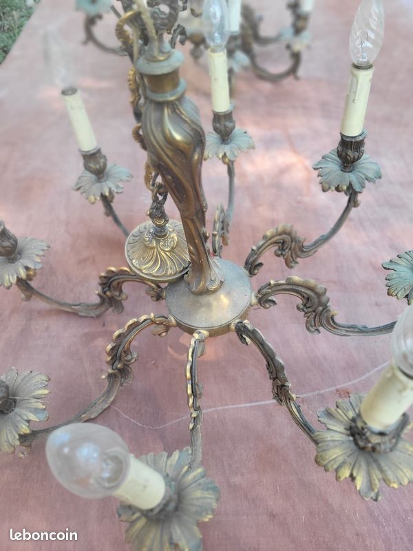 Magnifique lustre ancien (image 1)