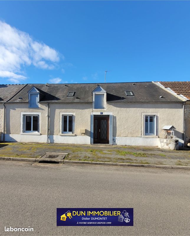 Maison 4 pièces 70 m² · à Dun-sur-Auron · 70 m² · 77 000 €