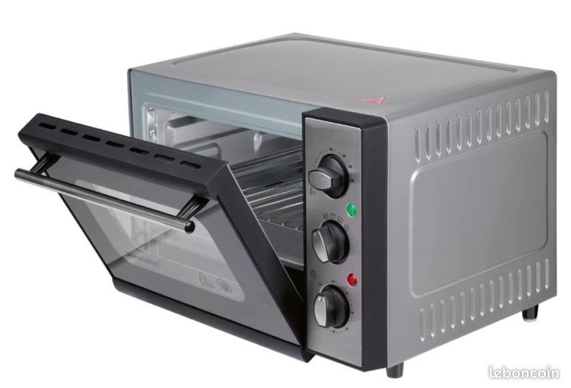 Mini-four SilverCrest SGB 1200 F1 – 14L 1200W Avec Fonction Grill Et Timer – État Neuf (retour)