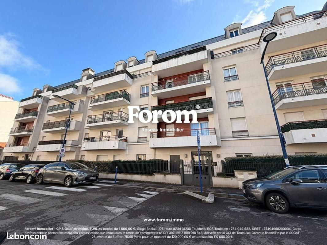 Appartement 3 pièces 62 m² · à Drancy · 62 m² · 214 000 €
