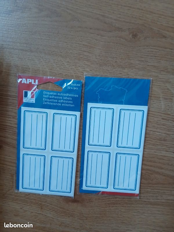 2x32 étiquettes autocollants neuf (image 1)