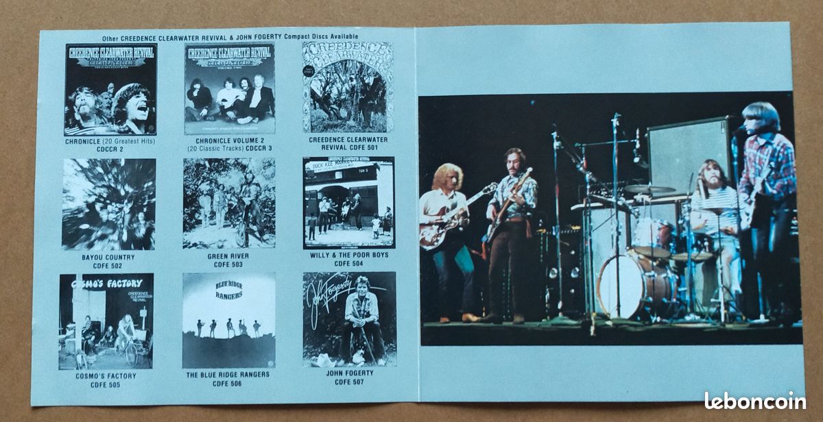 Creedence Clearwater Revival CD The Concert (1980 / Réédition 1989) (image 4)