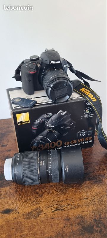 Appareil photo Nikon d3400 Photo, audio vidéo