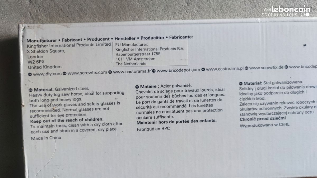 Chevalet de sciage pliable Verve (image 3)