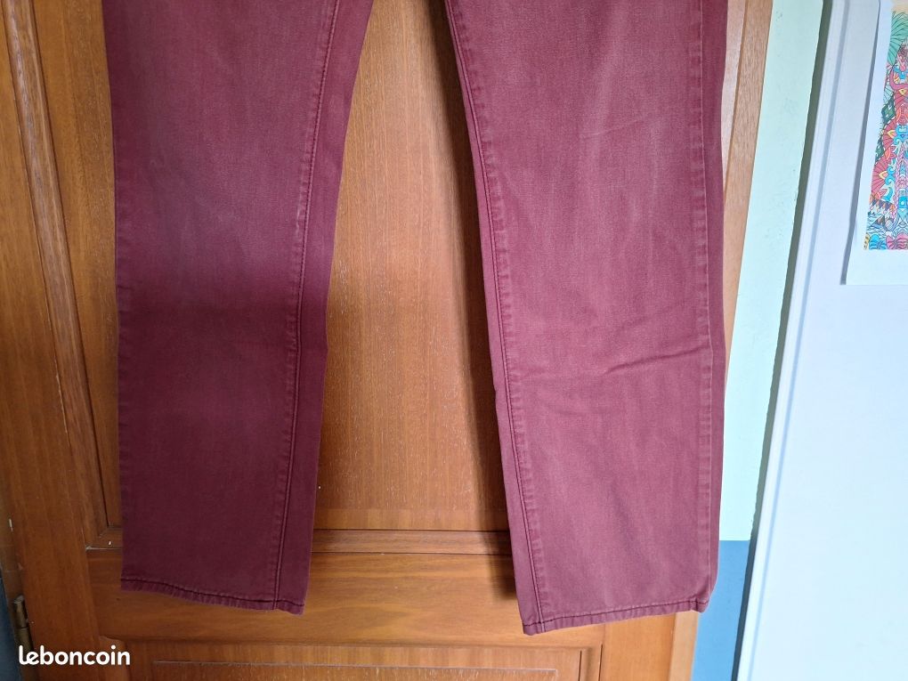 Jean couleur brique - taille 46 (image 7)