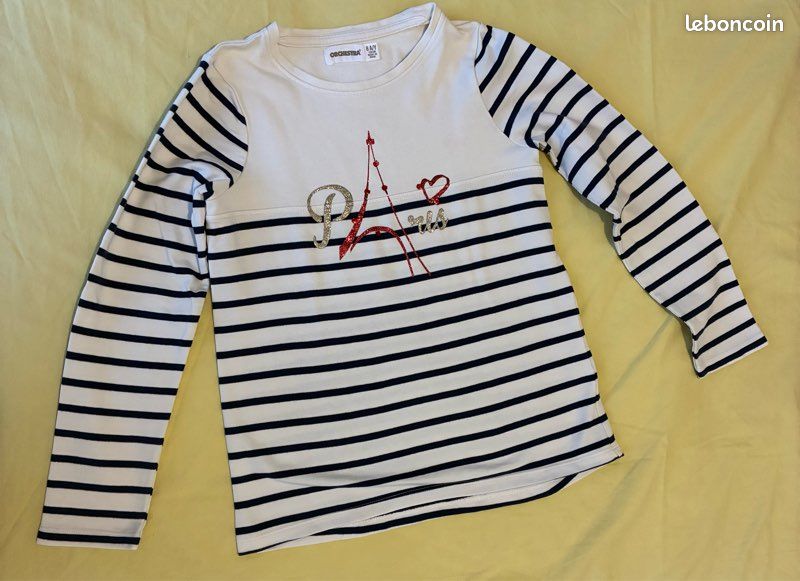 T-shirts fille manches longues 8 ans (image 3)