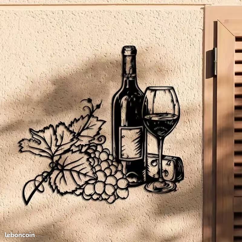 5 Pièces Rouge Bouteille De Vin Verre Raisins Tonneau En Bois Toile Peinture Affiches Et Impressions Mur Art Photos Décor À La Maison 40x80cm(16x31in