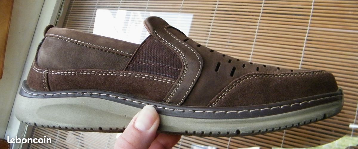 Chaussures mocassins en cuir marron ara tbe 42 homme (image 13)