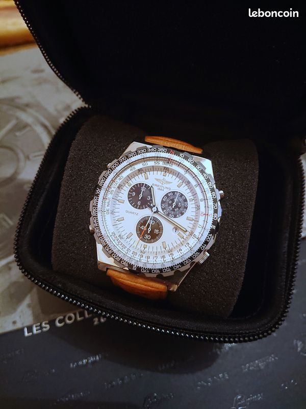 Breitling navitimer Jupiter vintage panda cream dial état collection (image 3)