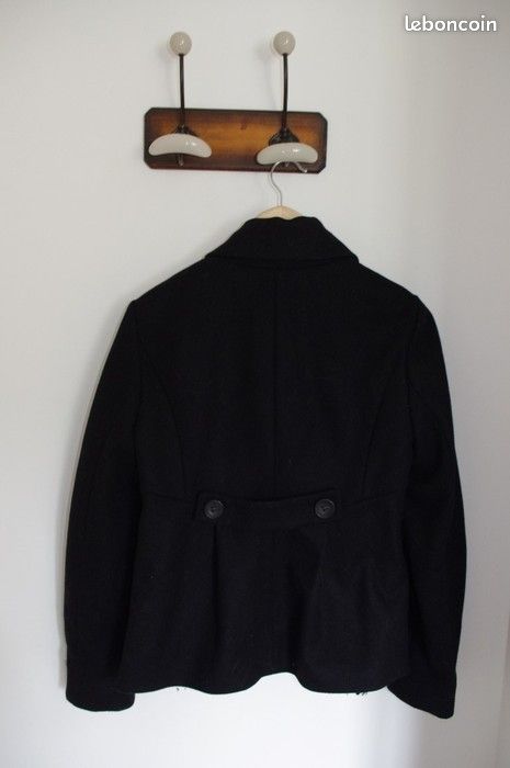 Manteau noir Comptoir des Cotonniers (image 3)