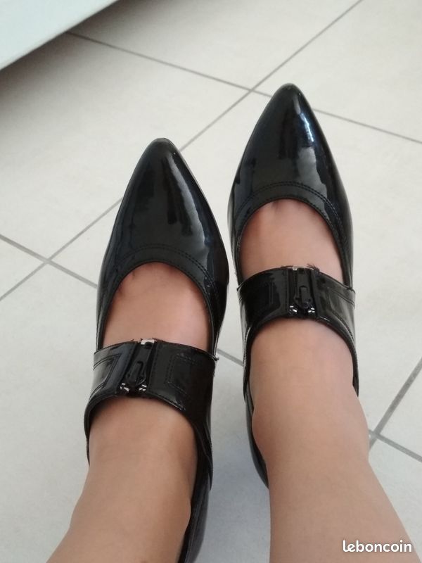 Chaussures vernis été noires (image 4)