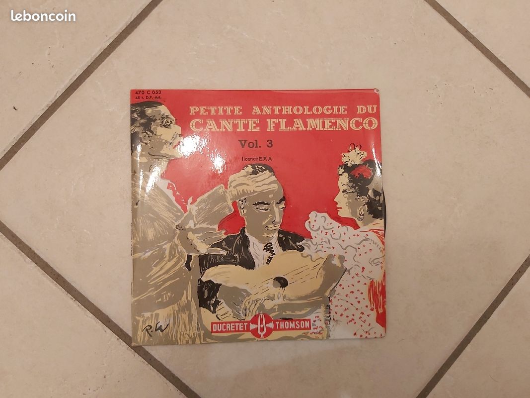 Disque 45 tours Anthologie du Cante Flamenco (image 1)