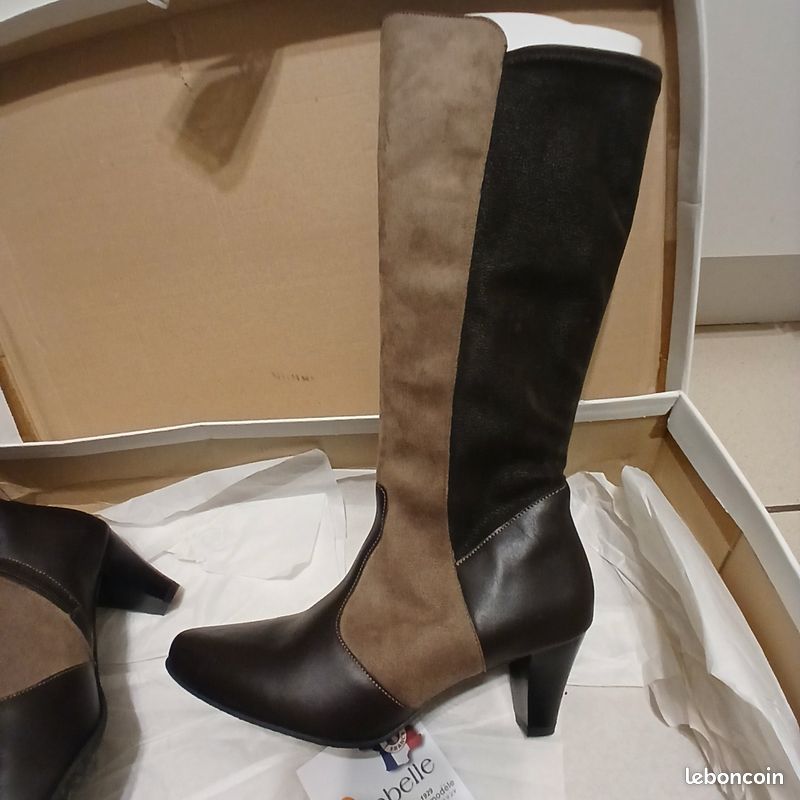 Botte Ombelle T36 neuf cuir made in france (image 7)