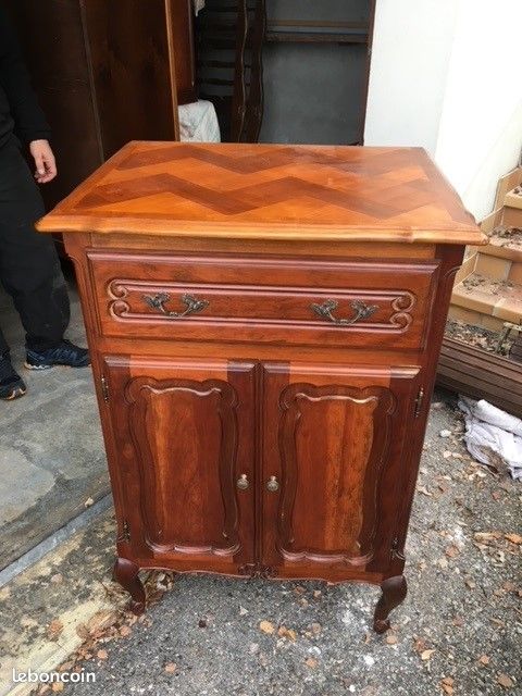 Meuble TV et HiFi Louis XV Merisier (image 3)