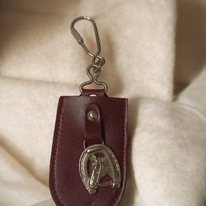 Porte-queue De Cheval Enfant Vintage En Cuir Goody - Rétro, Marron, Neuf Sans Emballage