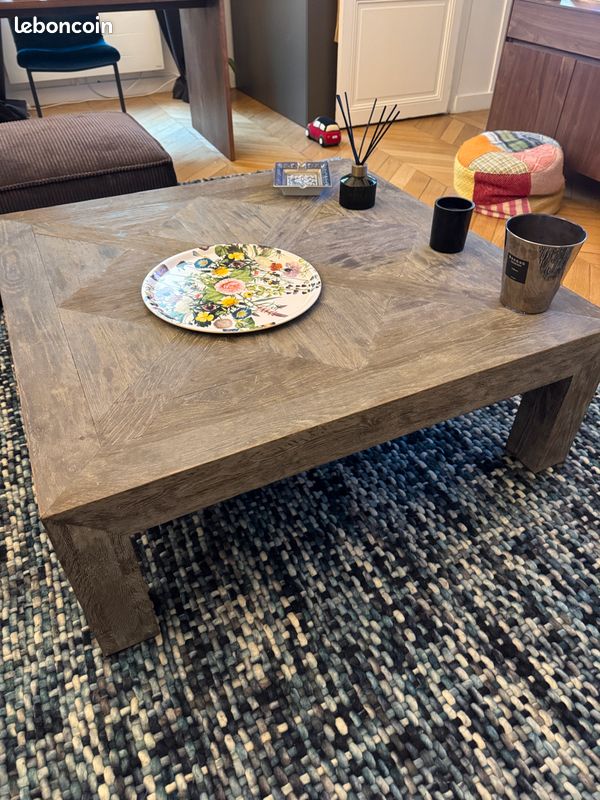 Table basse Nlanc d’ivoire (image 5)
