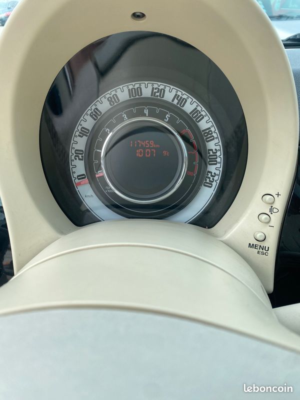 FIAT 500 0.9 TwinAir 85ch – 2011 – Très bon état – Faible consommation (image 8)