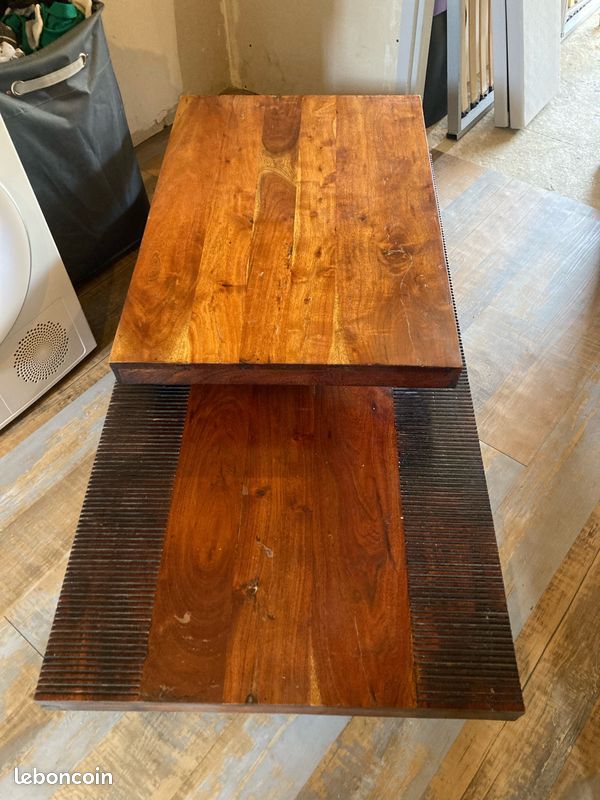 Table Basse Bois et Chiffon (image 1)